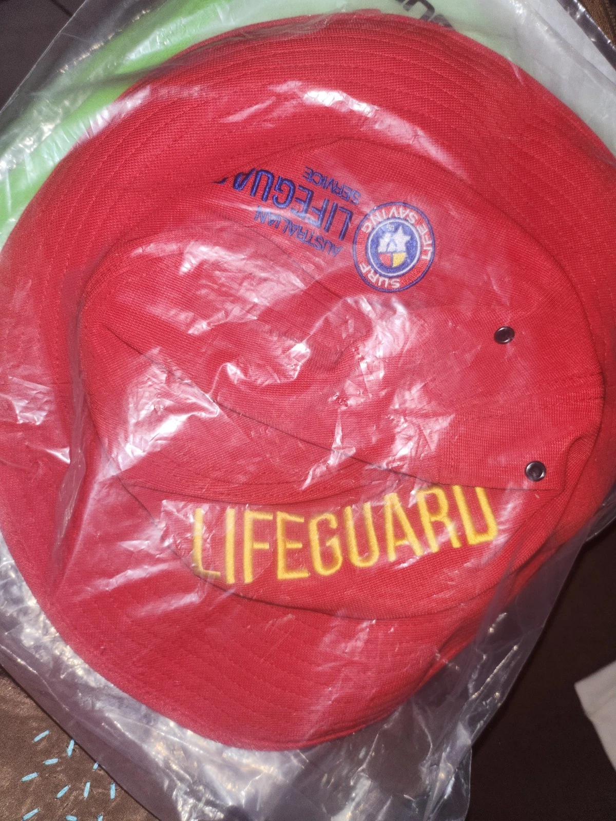 BNWT OFFICIAL AUSTRALIAN LIFEGUARD LIFE SAVING BRIM HAT Water Resistant Unisex