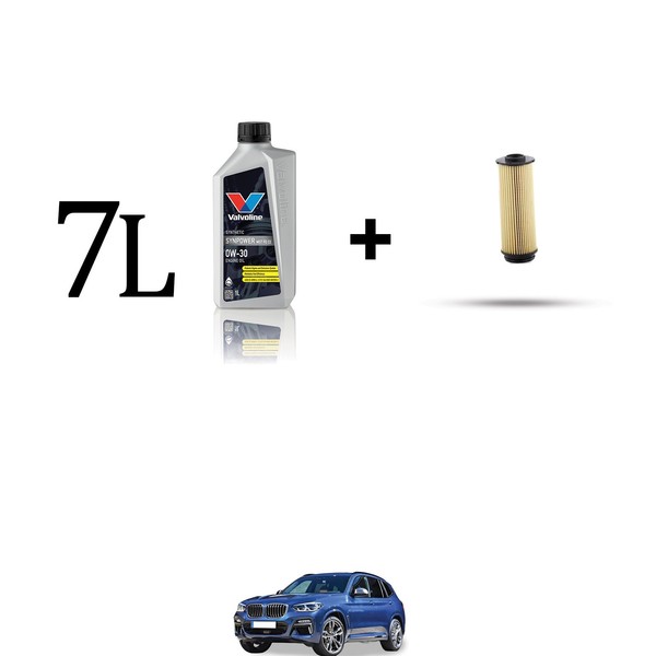 Set ÖLfilter Und 7L FüR BMW X3 (G01, F97) M40 Hybrid 250Kw Von 2018-image