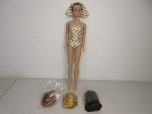 Barbie with 3 Wigs | eBay