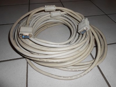 VGA Kabel PC TFT LCD CRT HD Monitor TV Beamer Bildschirm  20m