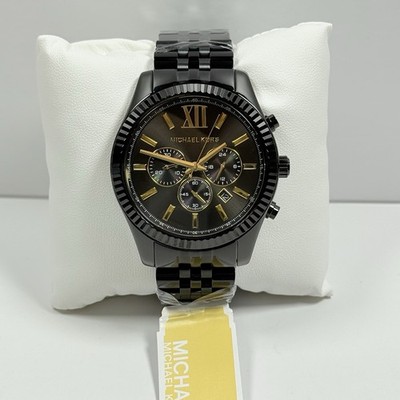 Michael Kors MK8603 Oversized Lexington Black Dial 