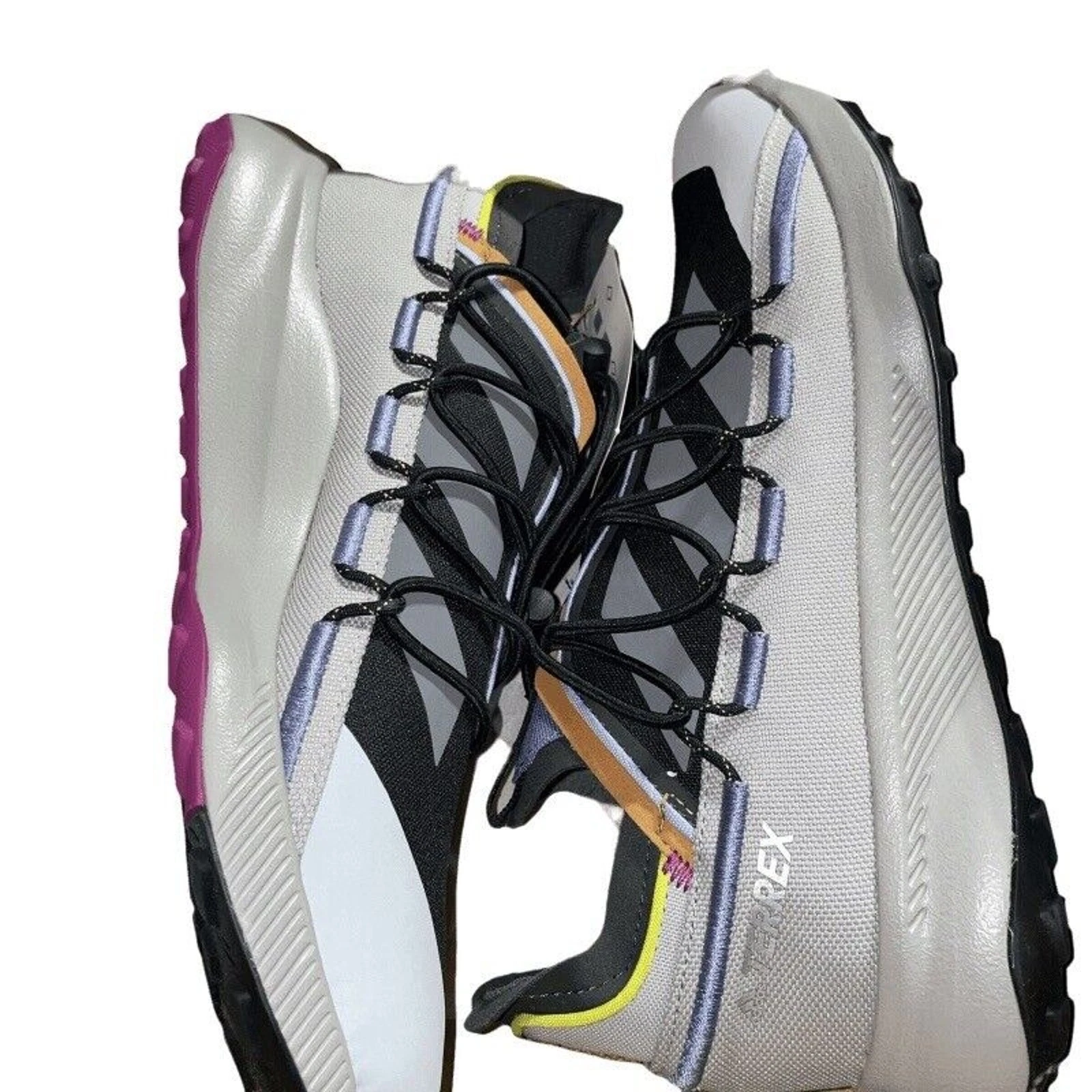 Adidas Terrex Voyager 21 Canvas Travel Shoes Purple Grey (FZ3328) Size 10