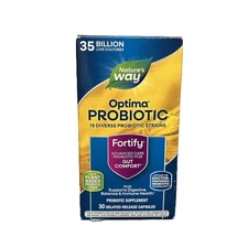 Nature’s Way Fortify Optima Daily Probiotic, 35 Billion, 15 Strains, 30 Capsules