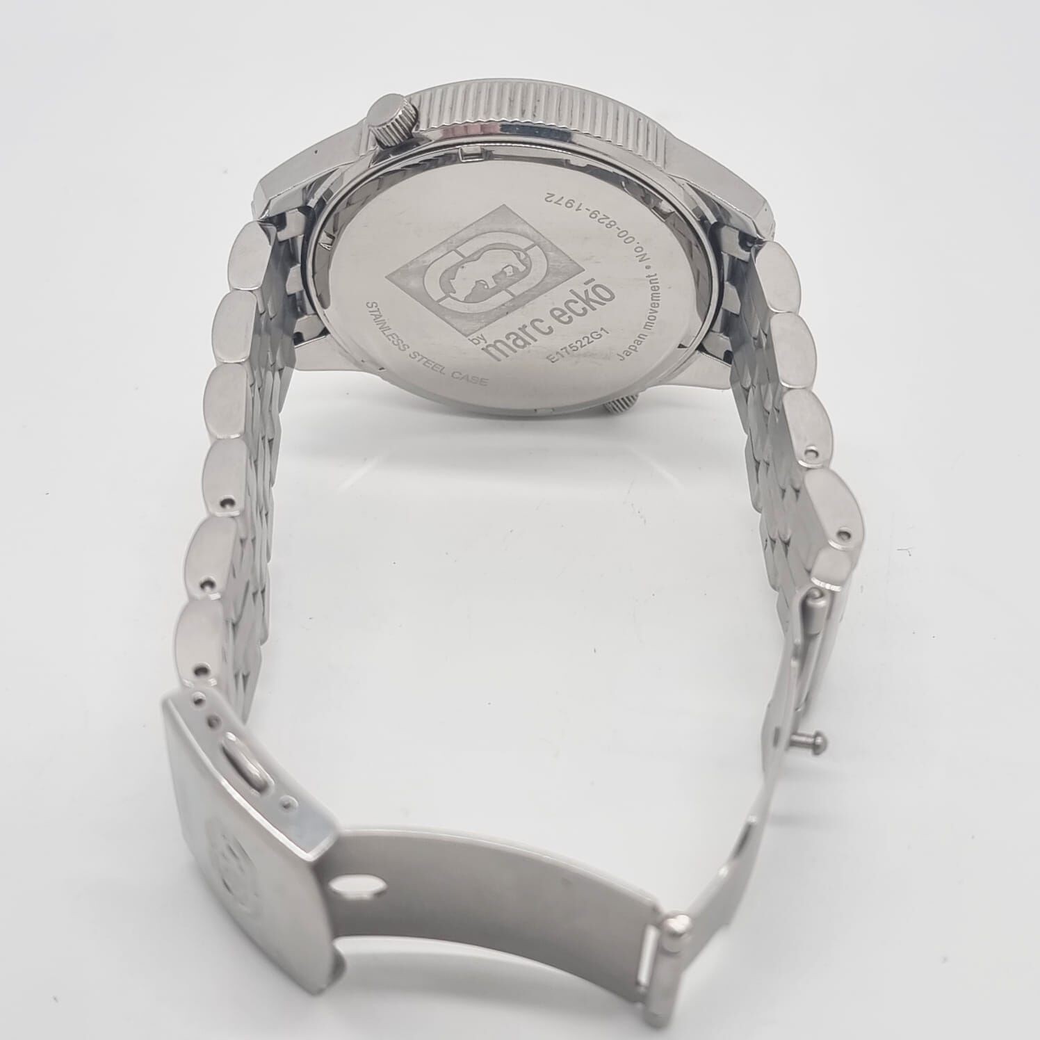 Marc Ecko E17522G1 Two Timer Dual Time Silver Sta… - image 6