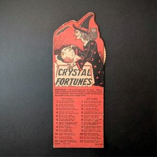 Vintage Halloween Beistle Crystal Fortunes Ga...