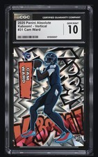 2025 Panini Absolute - Kaboom! Vertical Cameron Ward #31 (RC) Graded 10 Gem Mint