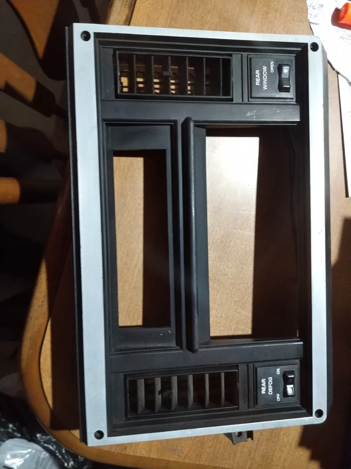 1982-1985 Chevrolet GMC S10 S15 radio trim panel - Image 2 of 4