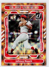 Johnny Bench 2023 Donruss - Elite Series Gold /999 #E1 Cincinnati Reds