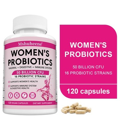 50 Billion CFU Women Probiotic Complex, Immune & Feminine Wellness 30~120 Caps