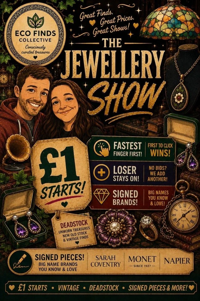 🔥£1🔥Vintage Jewellery 👆 FFF ❤️  Bundles 🎁 Pre-Loved 💎NOS Vintage💍