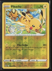 Pikachu 049/195 Silver Tempest Reverse Holo