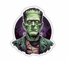 Frankenstein , Haloween, Sticker, Peel N' Stick, Different Sizes