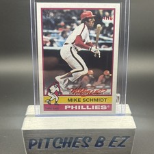 2025 Heritage Mike Schmidt #75RO-MS RED INK On-Card #/76 Auto Phillies SSP