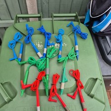 11 Megger Volt Red, Blue, Green Test Leads