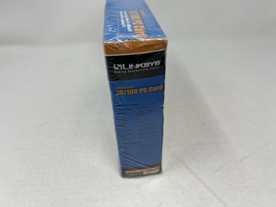 Linksys EtherFast 10/100 集成 PC 卡型号 PCMPC100 Ver. 3 全新未拆封 — 第 2/4 张图片