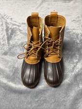 Maine Hunting Shoes L.L. Bean Brown Boots Made In U.S.A. Women s Size 7