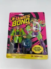 1991 JAMES BOND JR -DR DERANGE ROTATING HEAD CHANGE FIGURE by Eon Productions