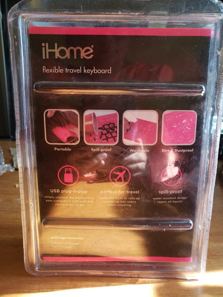 iHome Flexible Portable Travel USB Enabled Keyboard for Windows and Mac - Image 2 of 2