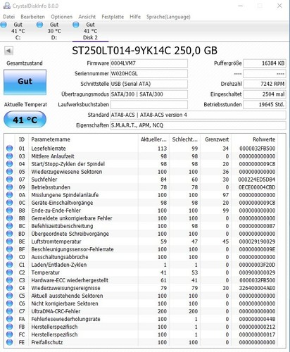 Seagate Momentus Thin ST250LT014 250GB 2,5" SATA 7200RPM 7mm Bauhöhe