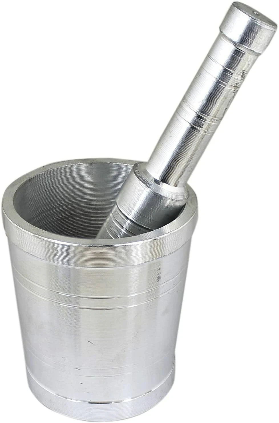 Aluminium Silver Color Mortar And Pestle Set For Spice, Medicine, Grinder Masher
Opens in a new wind