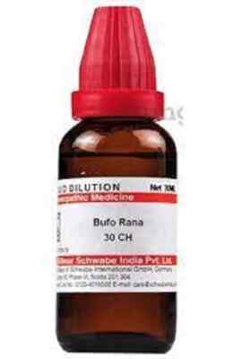 Dr. Willmar Schwabe Bufo Rana Dilution 30ml Choose Potency Free Ship