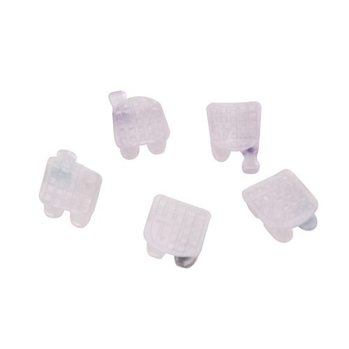 AZDENT Dental Orthodontic Ceramic Brackets Braces Roth.022 345 Hooks Marked - Picture 5 of 11