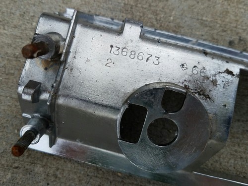 1965 Buick Wildcat LeSabre Electra 225 CHROME Radio Bezel Panel 1368673 OEM - Picture 7 of 7
