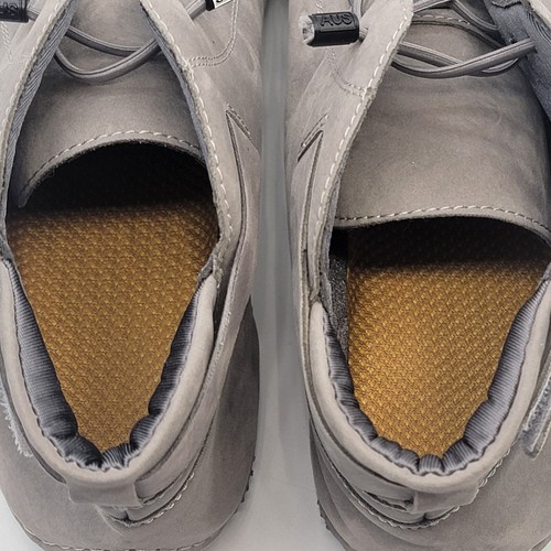 LDeck Martin Italian Size US 10.5/44 Men's High Top Shoe Casual Sport Grey Suede - Picture 21 of 24