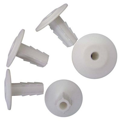 Eagle Feed Thru Wall Bushing White 100 Pack Pcs Coax Cable Single Coaxial RG6