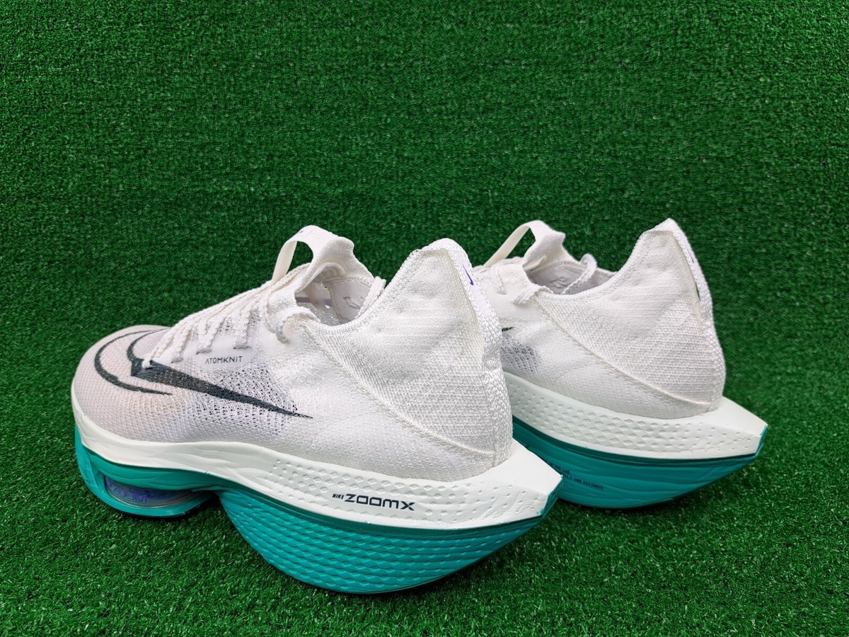 Nike Air Zoom AlphaFly NEXT% 2 White Jade Green DN3555-100 Mens Sz