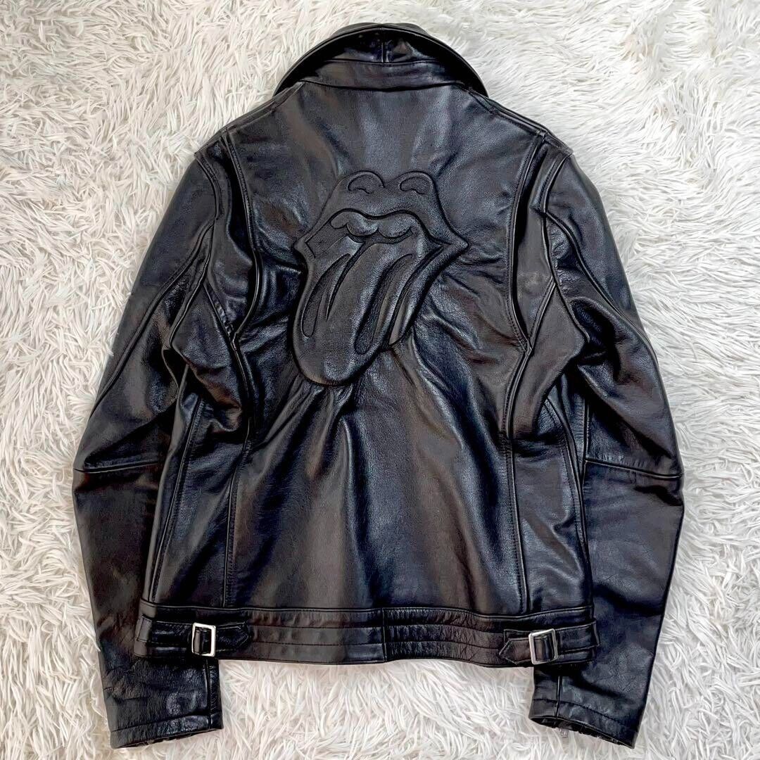 JACKROSE VINTAGE x The Rolling Stones Men's Leather Jacket JACKROSE VINTAGE x The Rolling Stones Men's Leather Jacket