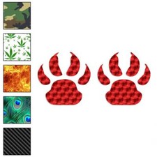 Wolf Tracks Paw Prints, Vinyl Decal Sticker, 40 Patterns  3 Sizes, 752