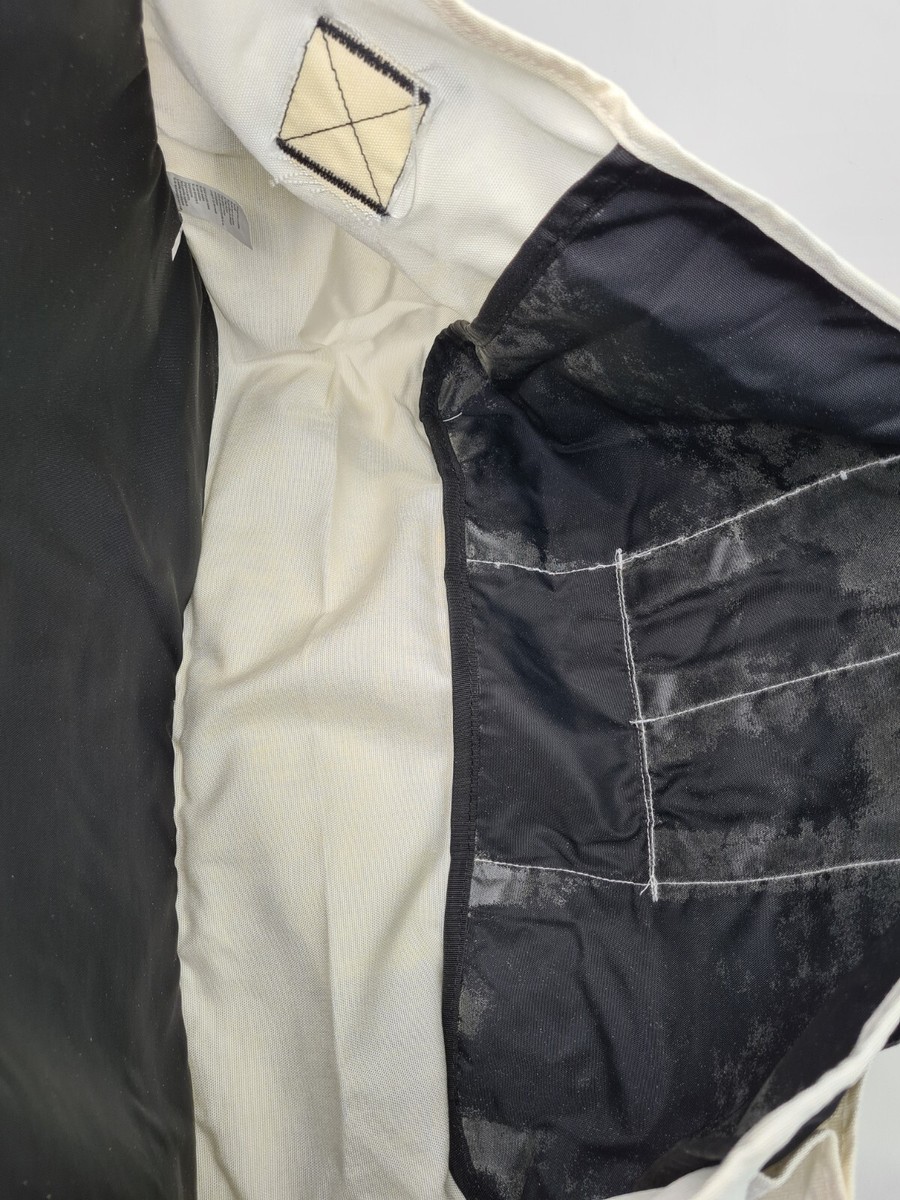 Sac Eastpak Messenger Vintage – Écru Et Noir – Bandoulière Unisexe – Occasion