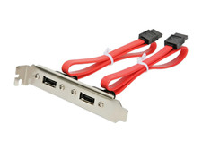 Kingwin ESAC-02 eSATA PCI Bracket Cable Adapter Retail Sealed