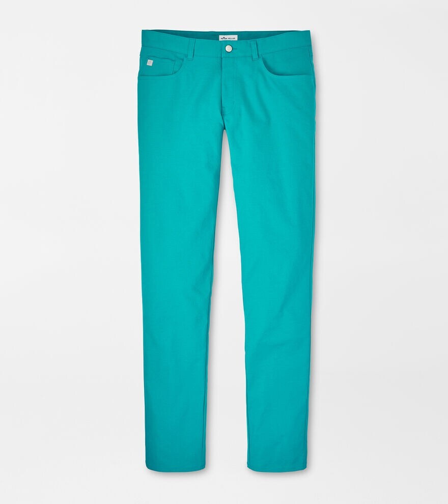 Peter Millar Crown Sport EB66 5 Pocket Performance Pants 32x32 Green Billiard