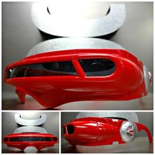 SPACE ROBOT ALIEN PARTY COSTUME CYCLOPS FUTURISTIC WRAP SHIELD SUN GLASSES Red