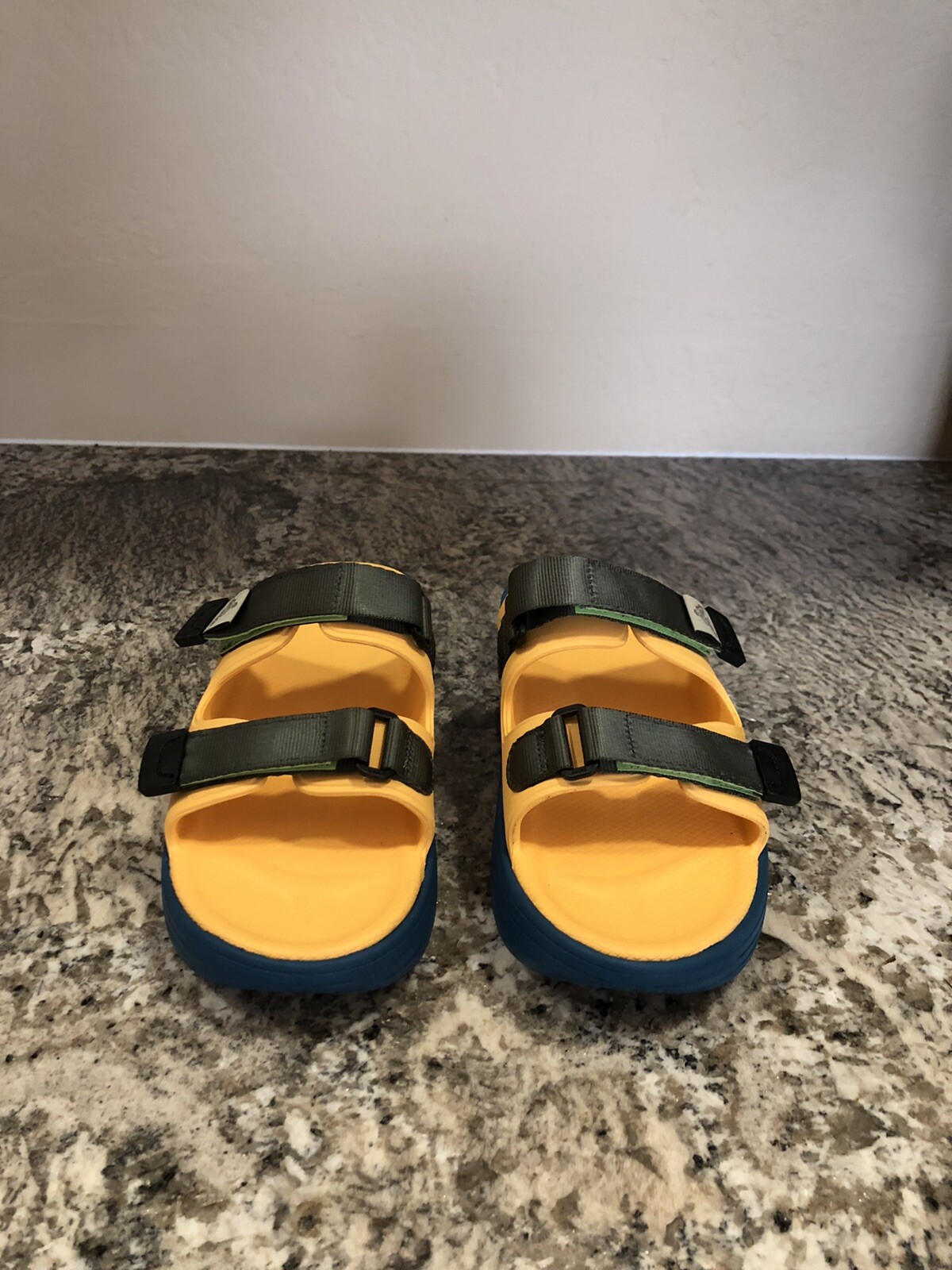 SUICOKE Women’s Zona Slide Sandals Orange / Blue Size 7 M US SOLD OUT image 4