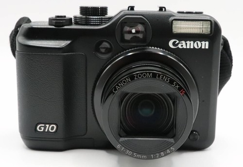 Canon PowerShot G10 Compact Digital Camera Black with Case & Lens Set N103 - Picture 2 of 8