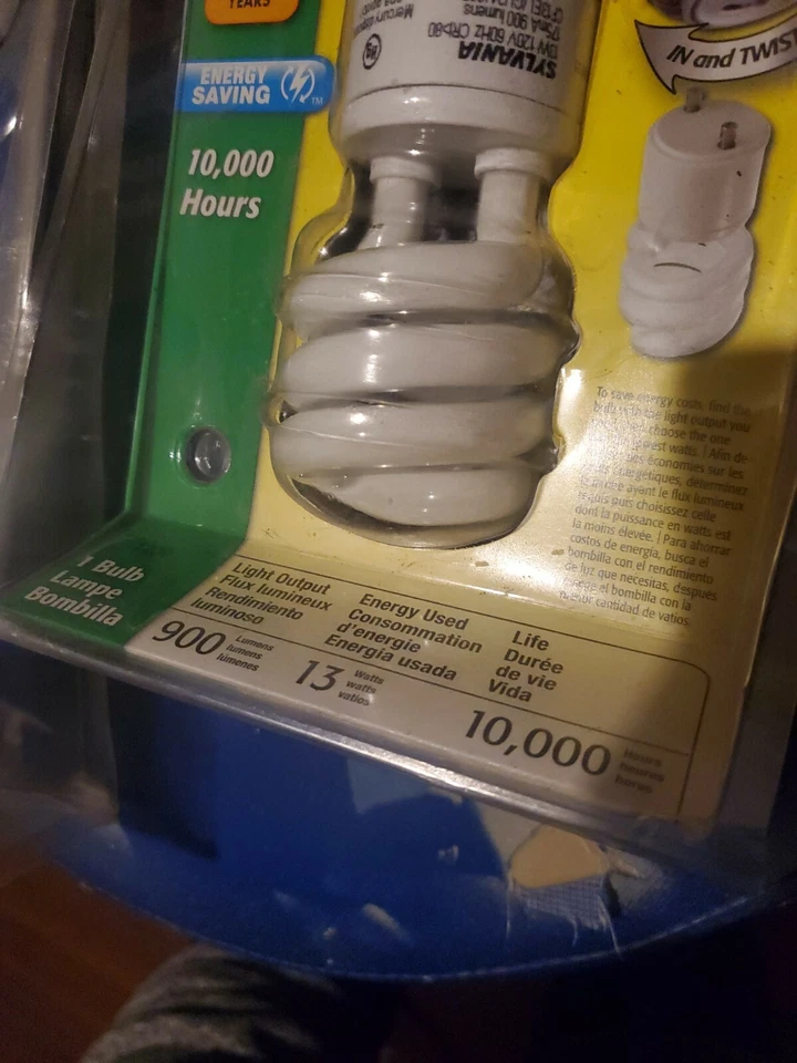 Sylvania 28957 Spiral Light Bulb 13W Replaces 60W T2 Compact GU24 Base - Image 4 of 4