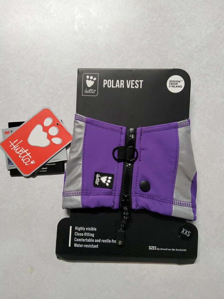 Hurtta XXS Highly Visible Water Resistant Polar Vest - Image 3 of 4