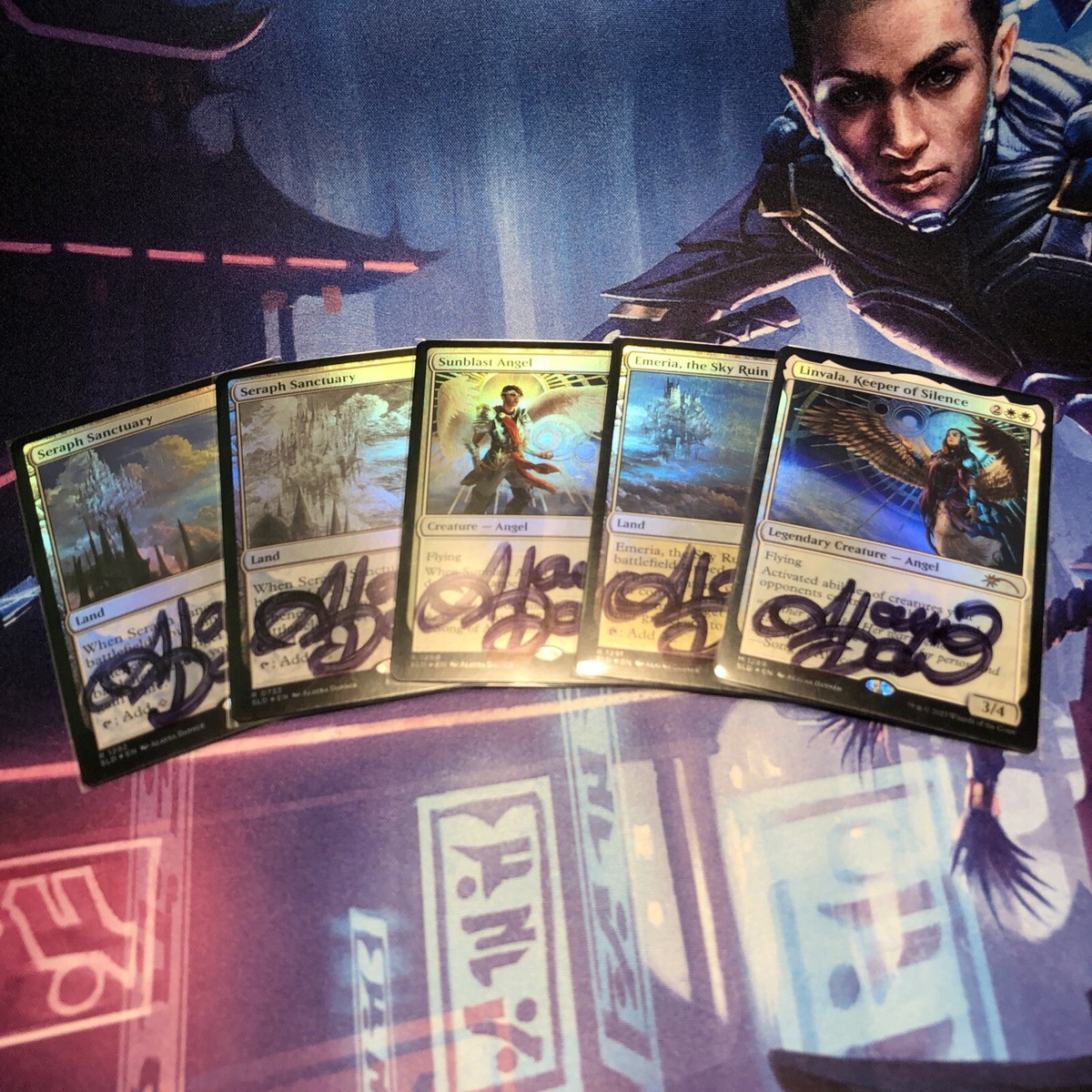 マジック:ザ・ギャザリング MTG Secret Lair Alayna Danner Foil Signed Secret Lair Drop: Alayna Danner Set - MTG - Foil - NM