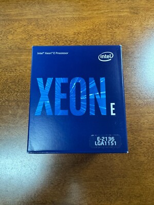 Intel Xeon E-2136 (BX80684E2136), 3.3Ghz, 12MB Cache
