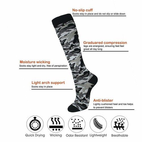 Compression Socks Stockings Womens Mens Knee High Medical 20-30 S/M-L/XL - Picture 25 of 37