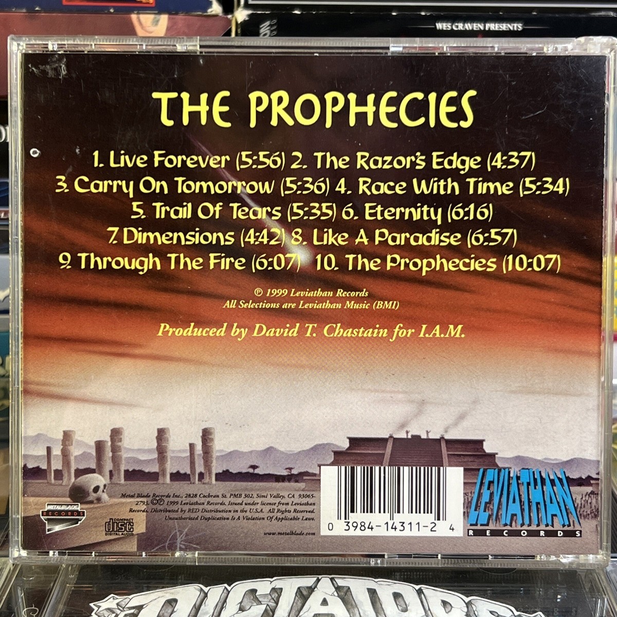 Kenziner The Prophecies 2000 CD Finnish Shred Progressive Metal