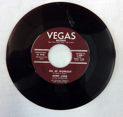 Bobby Long & His Satelites – Mo Jo Workout / Red Roses (Will Never
