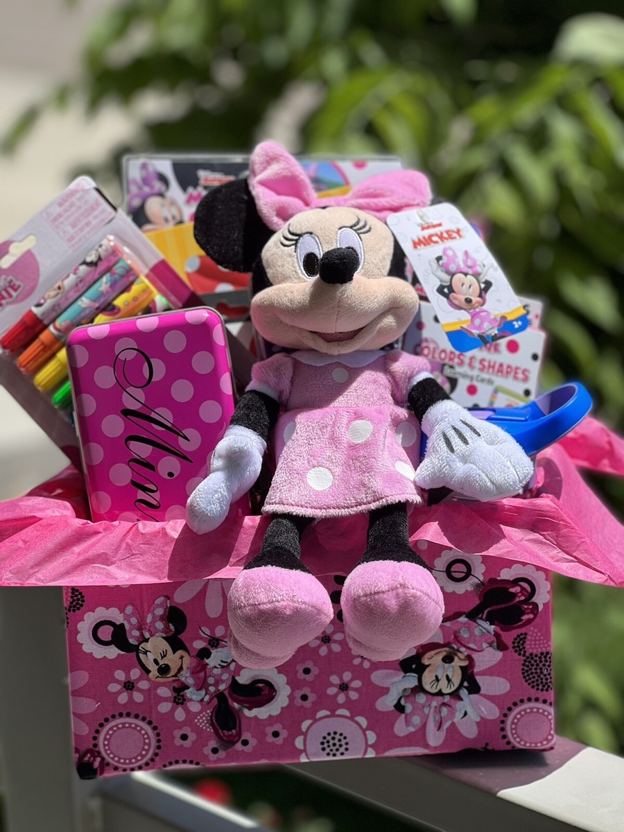 Minnie Mouse Stuffed Animal Easter Basket Minnie Mouse Easter