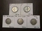 1892, 1906, 1907 Barber Silver Quarters + Two High Grade 1964 D Silver Quarters
