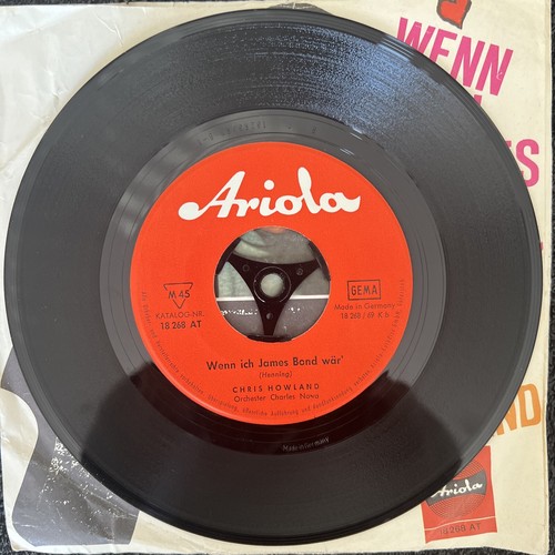 Chris Howland – Jenkka Jenkka Blindekuh / Wenn Ich James Bond Wär' 7'' Vinyl EX - Picture 2 of 7