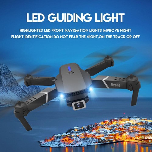 Mini RC Drone 4K HD Dual Camera WIFI Selfie Camera Foldable Quadcopter Aircraft - Picture 3 of 12