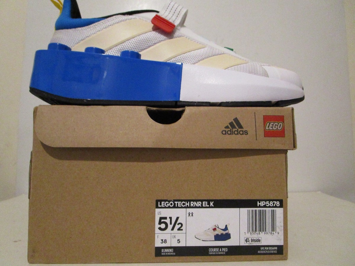 Adidas LEGO TECH RNR EL K Big Kids Running Sneaker Multicolored